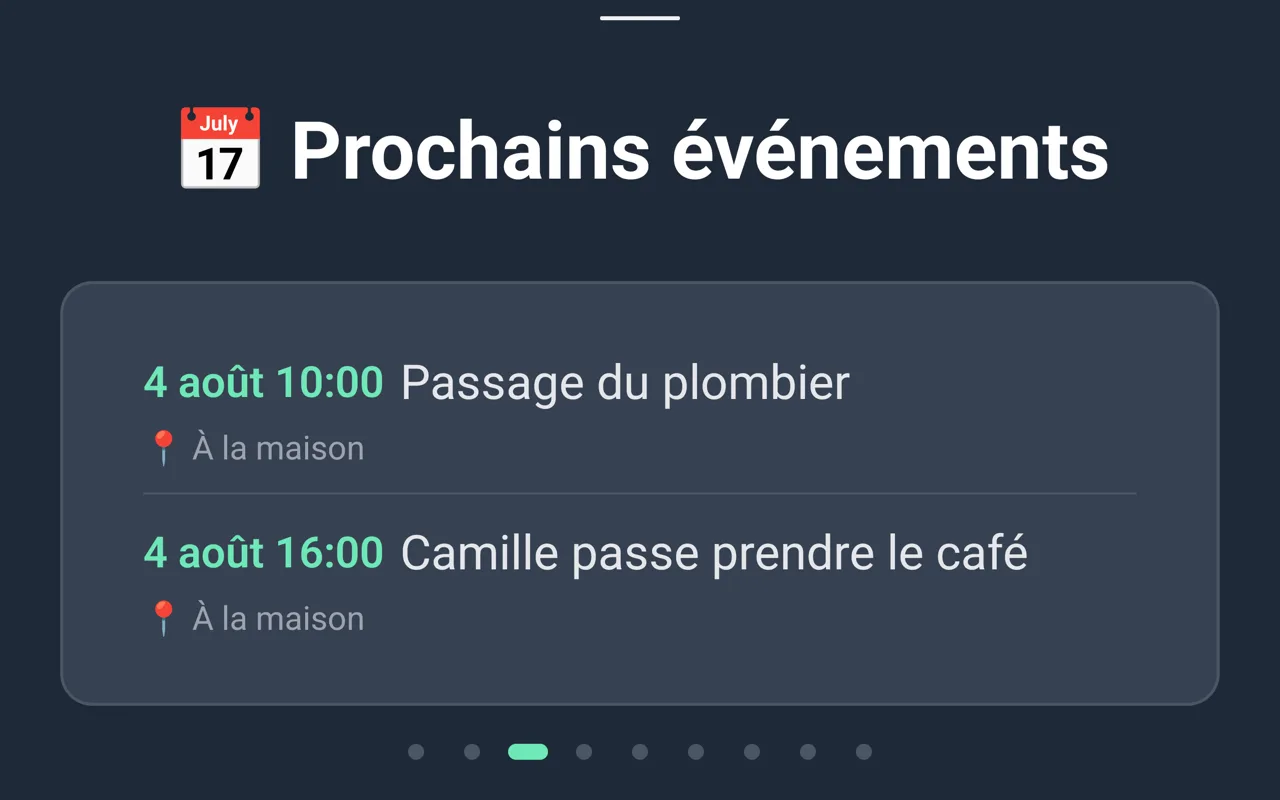 Rendez-vous du jour
