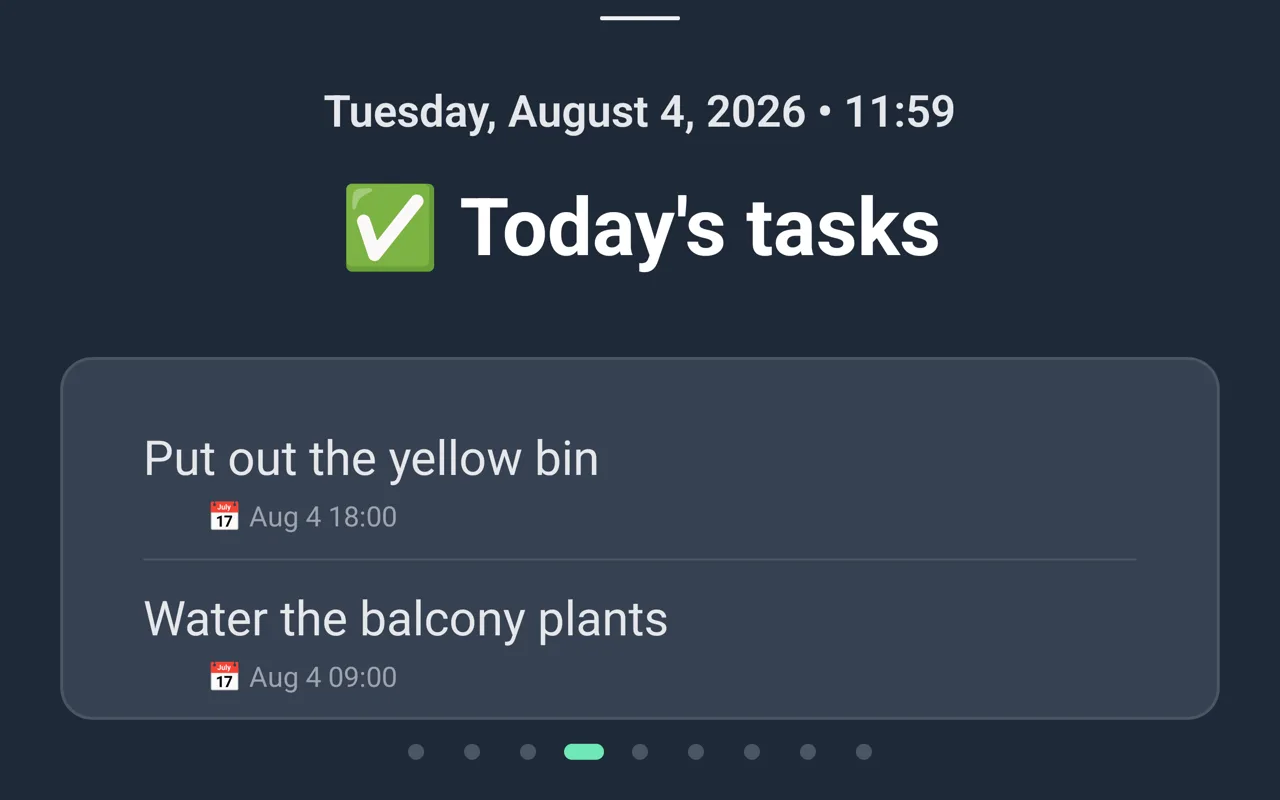 Tasks